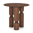 Mercana Sonel Wood Pedestal Foyer Table