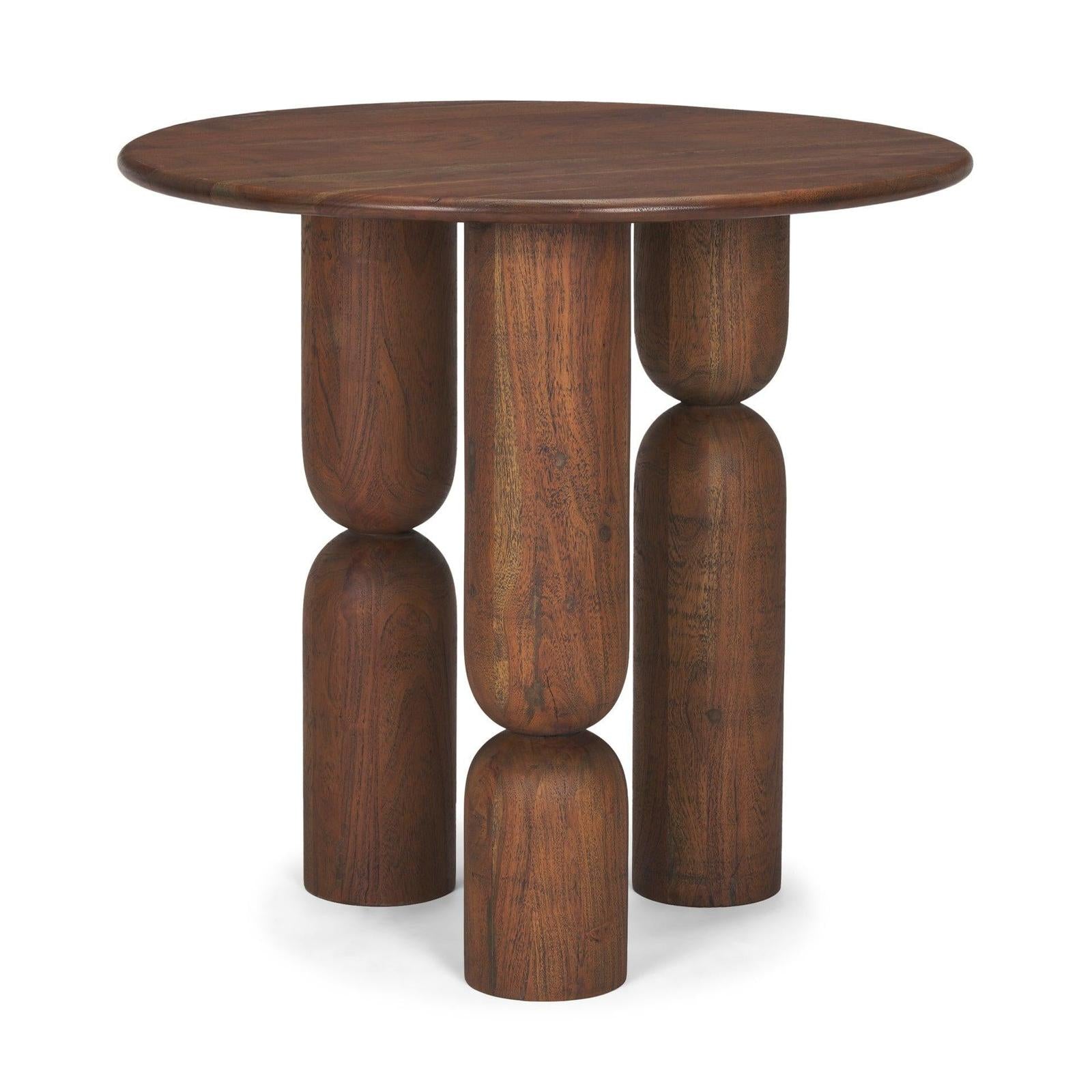 Mercana Sonel Wood Pedestal Foyer Table
