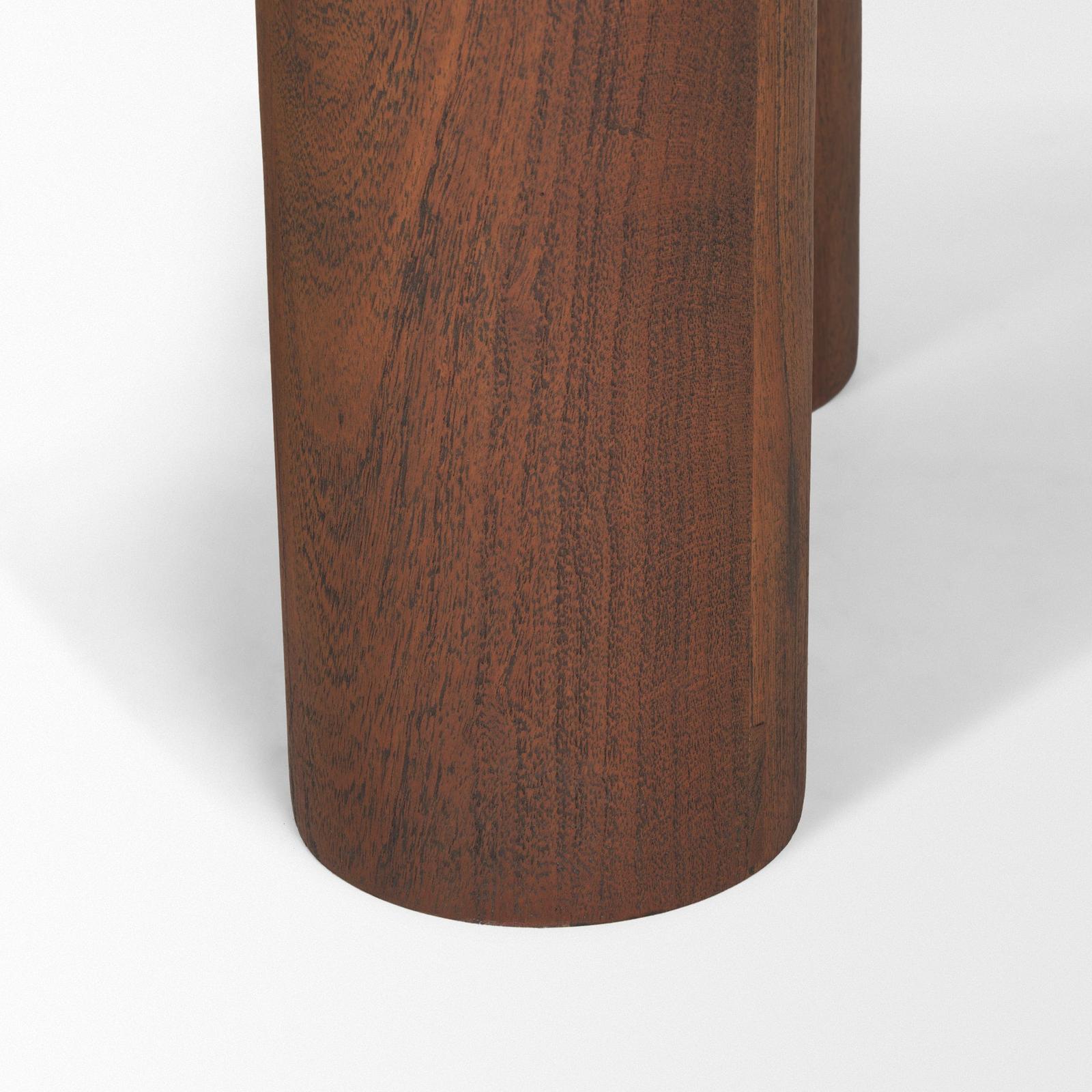 Mercana Sonel Wood Pedestal Foyer Table