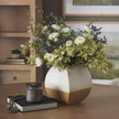 Mercana Vania Off White w/ Tan Textured Ceramic Vase