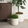 Mercana Twyla Cream Glazed Floor Vase Clearance