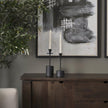 Mercana Petria Textured Metal Taper Candle Holders