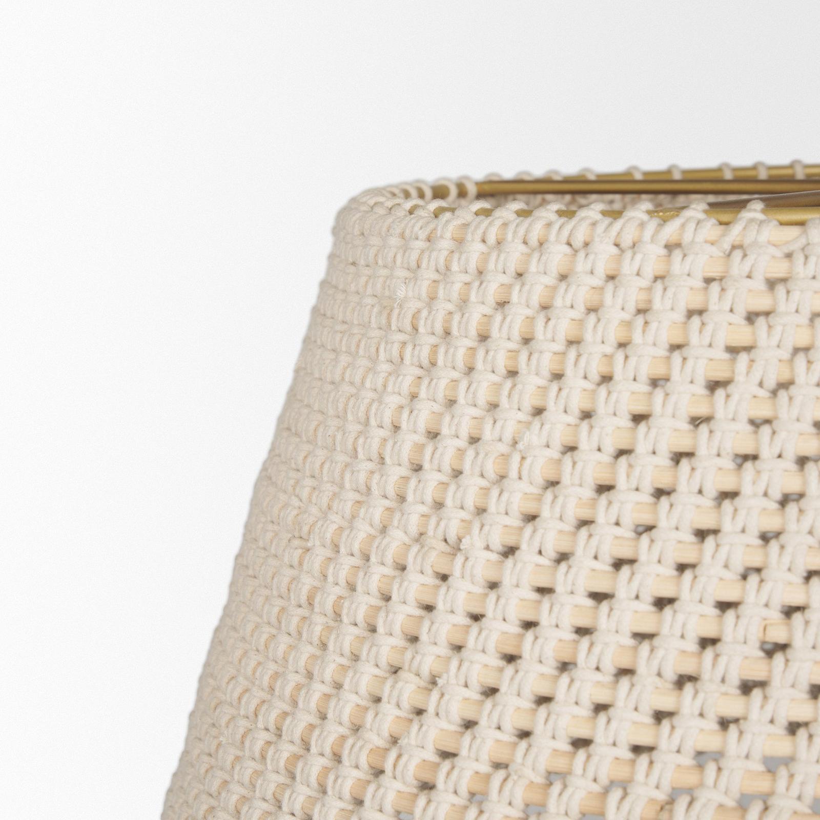 Mercana Tosha 1-Light Cotton Rope Pendant