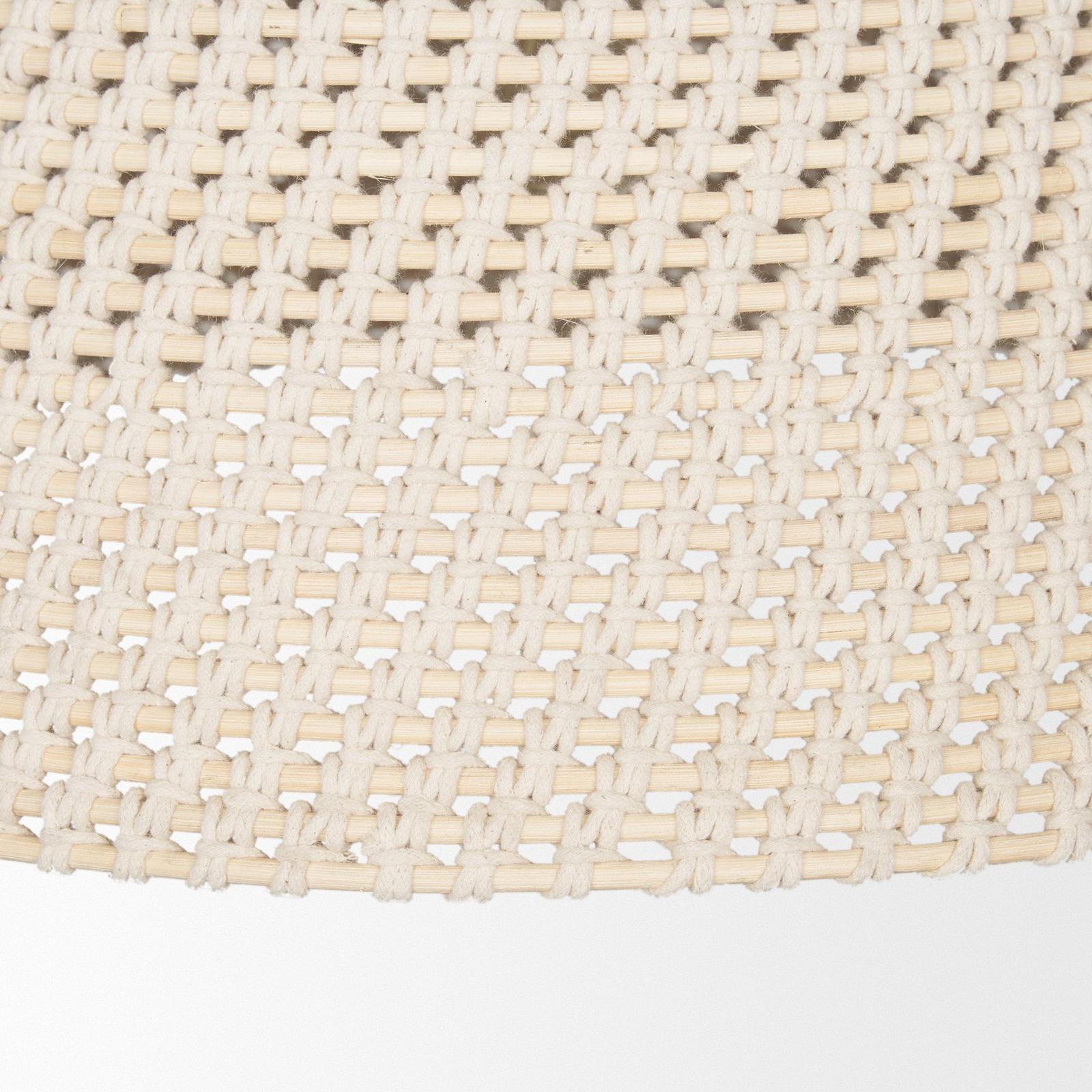 Mercana Tosha 1-Light Cotton Rope Pendant