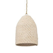 Mercana Tosha 1-Light Cotton Rope Pendant