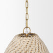 Mercana Tosha 1-Light Cotton Rope Pendant