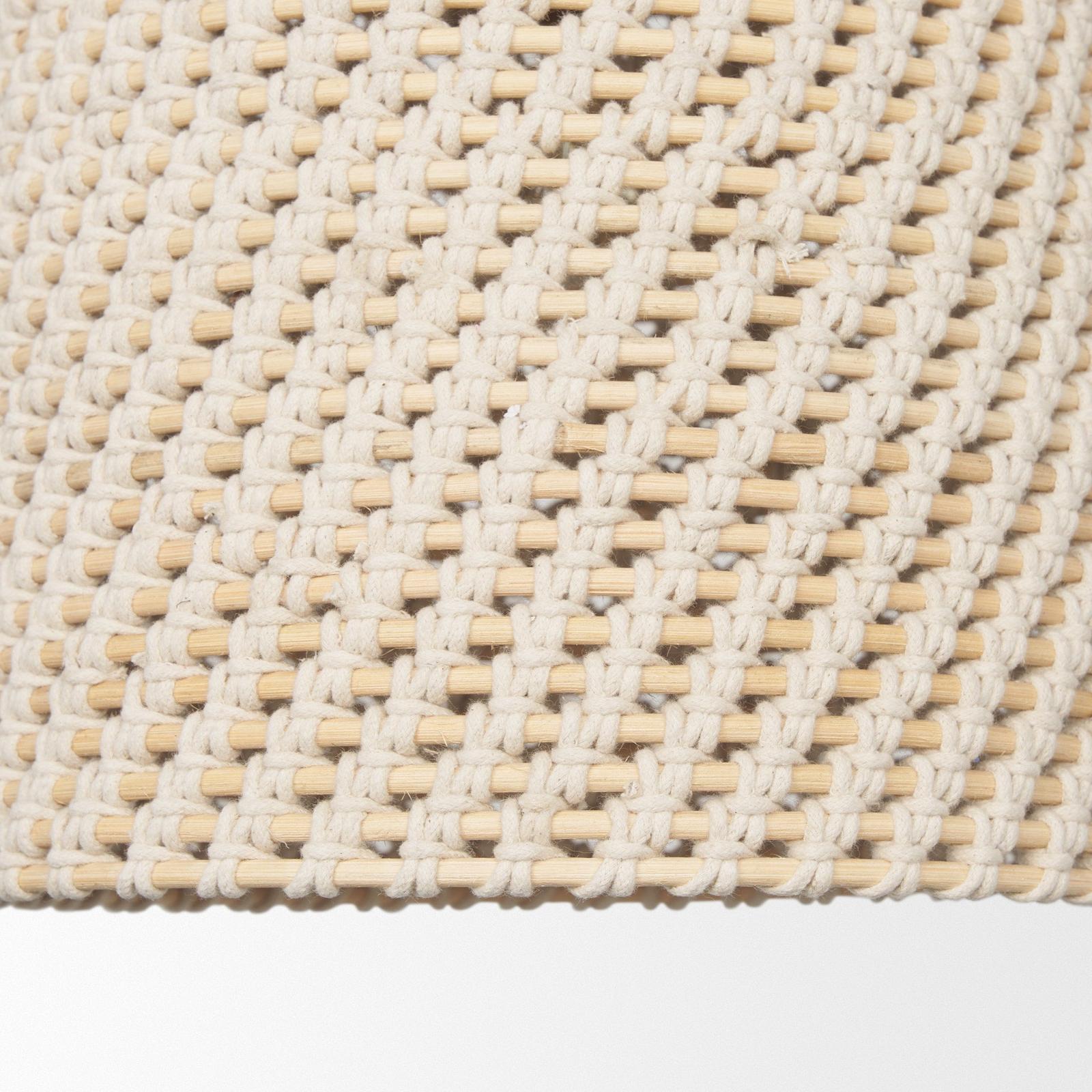 Mercana Tosha 1-Light Cotton Rope Pendant