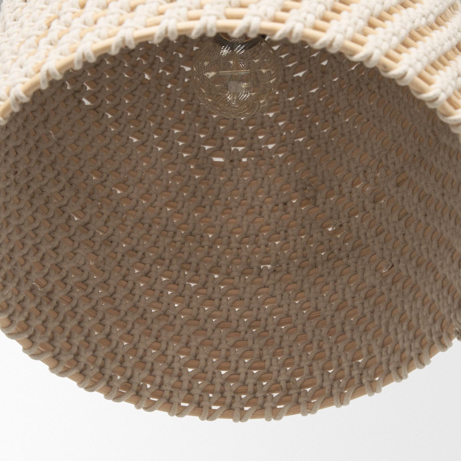 Mercana Tosha 1-Light Cotton Rope Pendant