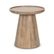 Mercana Takoda Wood Tapered Drum Accent Table