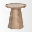 Mercana Takoda Wood Tapered Drum Accent Table