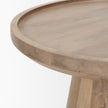 Mercana Takoda Wood Tapered Drum Accent Table
