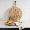 Mercana Karana Natural Solid Wood Round Serving Boards