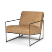Mercana Stratton Gunmetal Upholstered Accent Chair Clearance