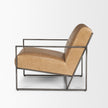 Mercana Stratton Gunmetal Upholstered Accent Chair Clearance