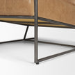 Mercana Stratton Gunmetal Upholstered Accent Chair Clearance
