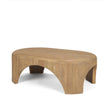 Mercana Shima Wood W/Arched Legs Coffee Table