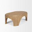 Mercana Shima Wood W/Arched Legs Coffee Table