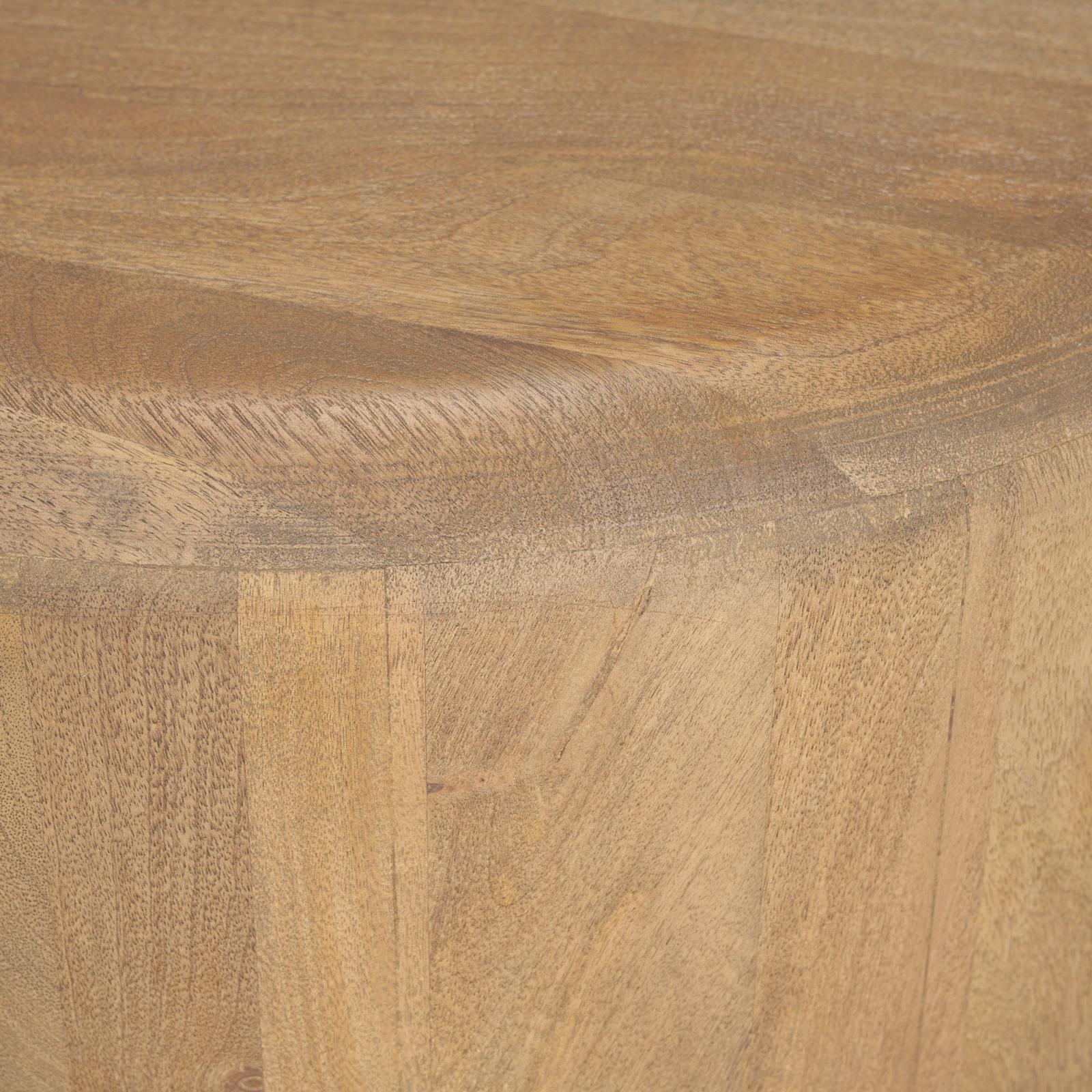 Mercana Shima Wood W/Arched Legs Coffee Table