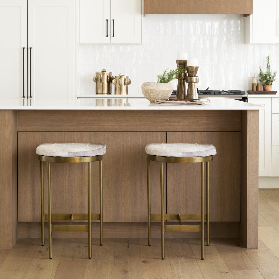 Mercana Millie Hair-on-hide Counter Stool