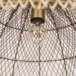 Mercana Thad 1-Light Natural Woven Rattan Dome Pendant Clearance