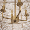 Mercana Thad 4-Light Natural Woven Rattan Chandelier