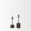 Mercana Petria Textured Metal Taper Candle Holders