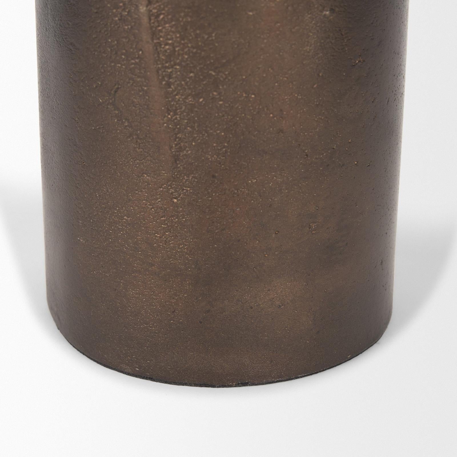Mercana Petria Textured Metal Taper Candle Holders