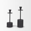 Mercana Petria Textured Metal Taper Candle Holders