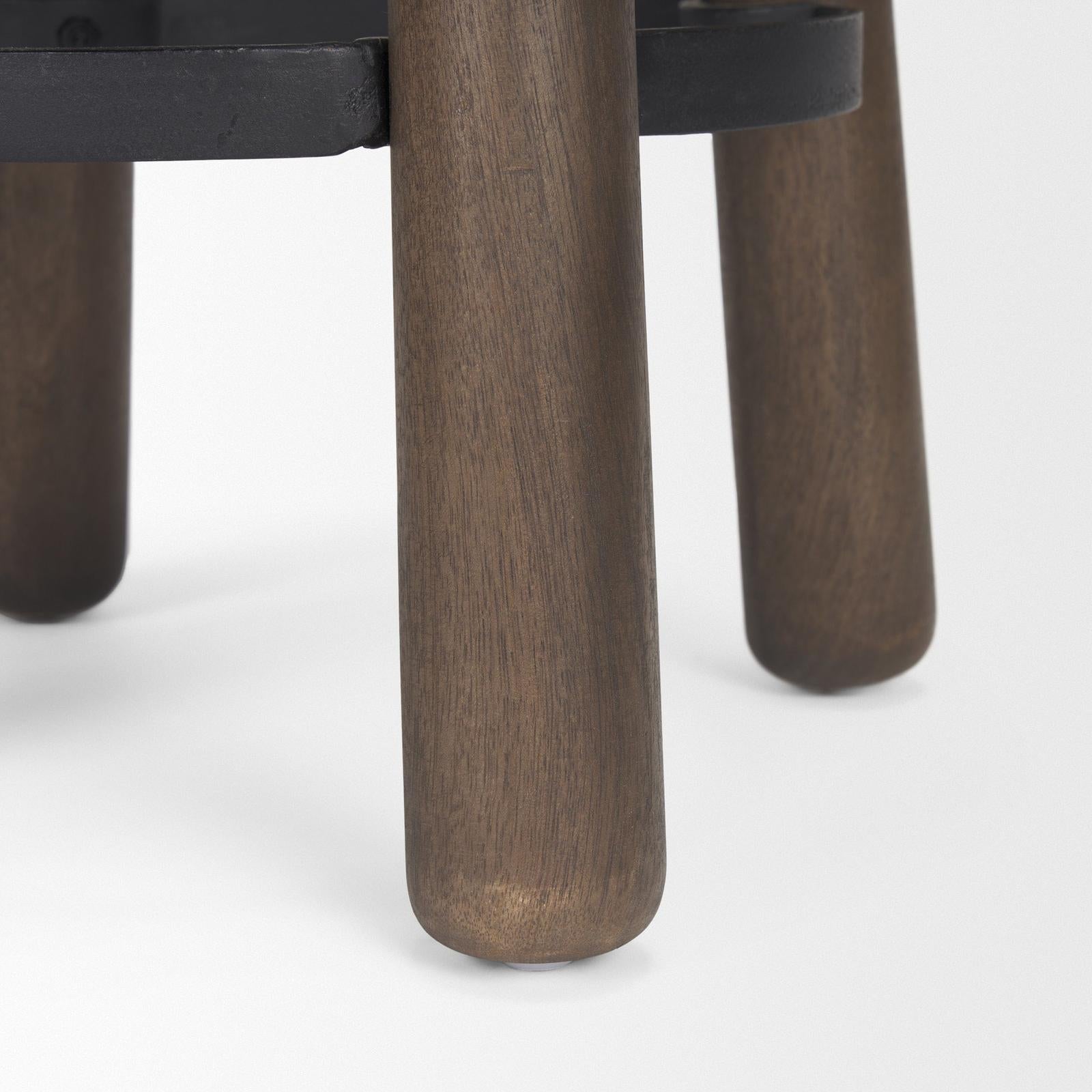 Mercana Weldon Wood Seat Counter Stool