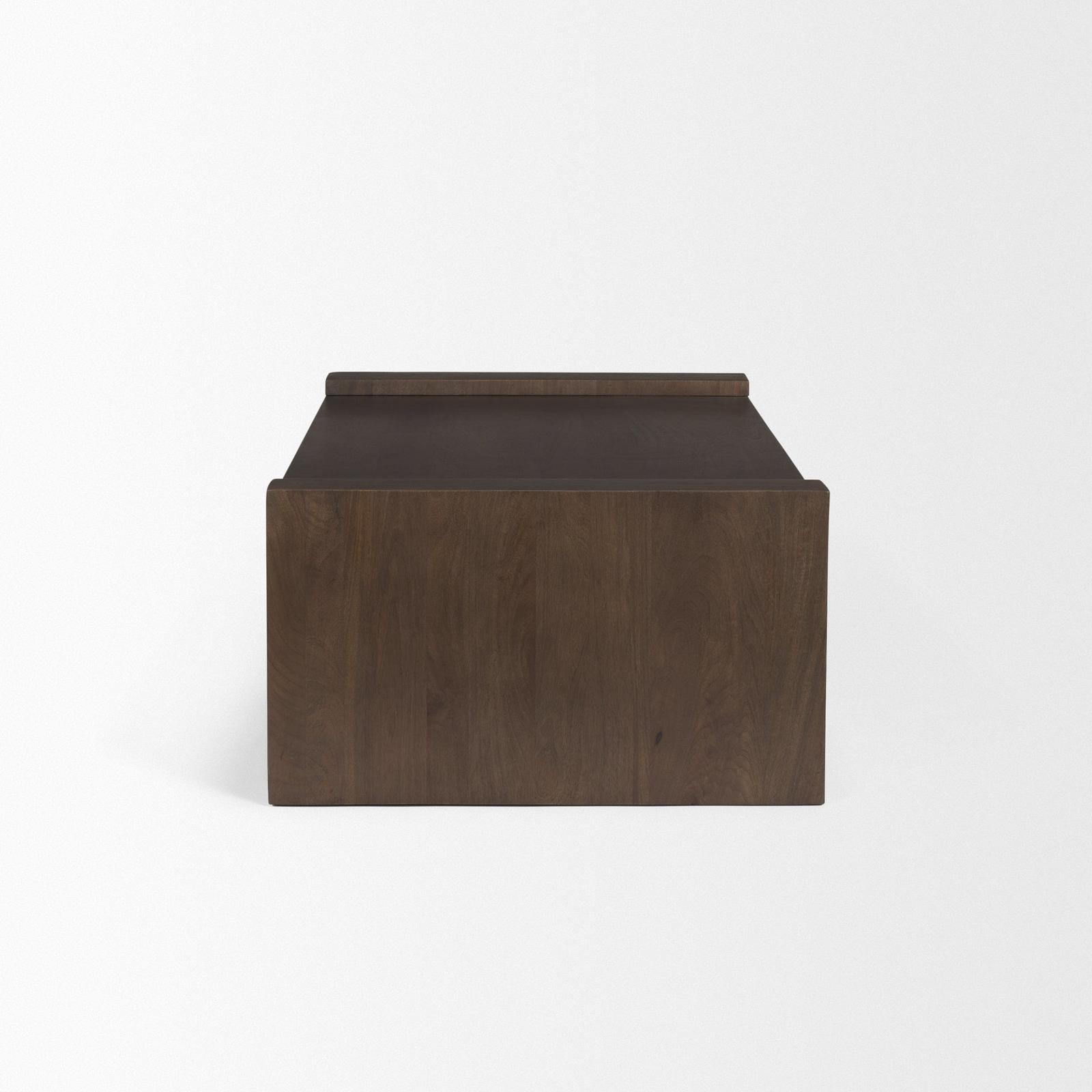 Mercana Wesson Wooden Rectangular Coffee Table