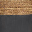 Mercana Wenopa Matte Black Wood w/ Natural Jute Accent Tables Clearance