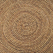 Mercana Wenopa Matte Black Wood w/ Natural Jute Accent Tables Clearance
