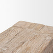 Mercana McArthur Whitewash Reclaimed Wood Bench TOP