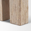 Mercana McArthur Whitewash Reclaimed Wood Bench TOP