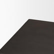 Mercana Wagner Dark Brown Wood w/ Arched Design Accent Cabinet