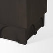 Mercana Wagner Dark Brown Wood w/ Arched Design Accent Cabinet