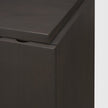 Mercana Wagner Dark Brown Wood w/ Arched Design Accent Cabinet