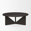 Mercana Tarro Brown Wood w/ Triangle Legs Coffee Table Clearance
