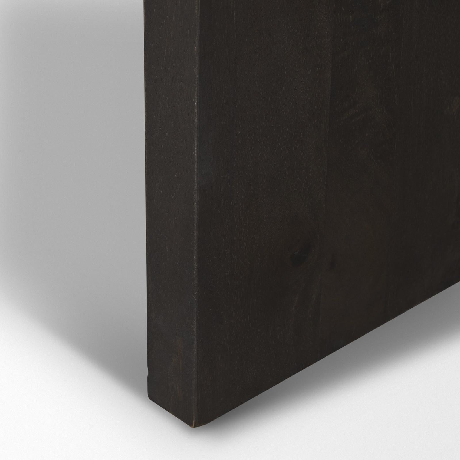 Mercana Tarro Brown Wood w/ Triangle Legs Coffee Table Clearance