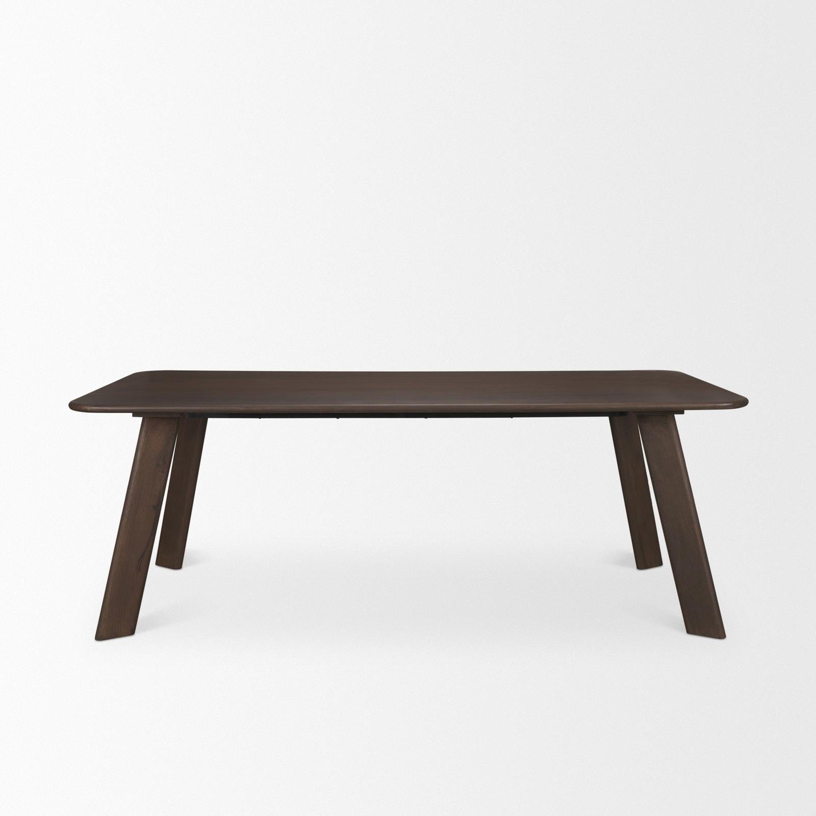 Mercana Welborn  Wood Rectangular Dining Table