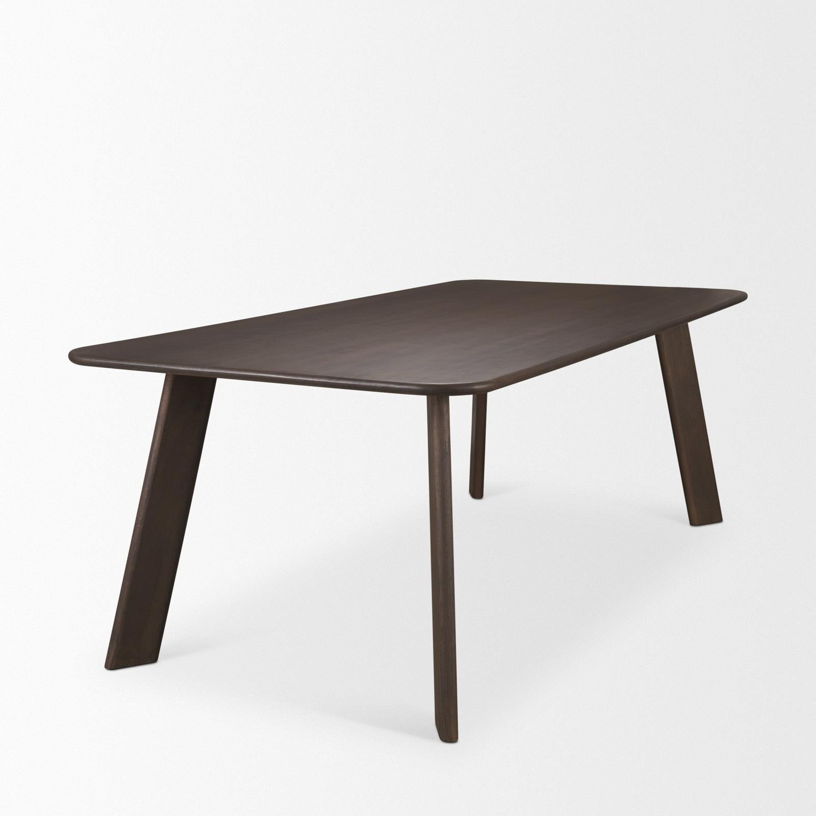 Mercana Welborn  Wood Rectangular Dining Table