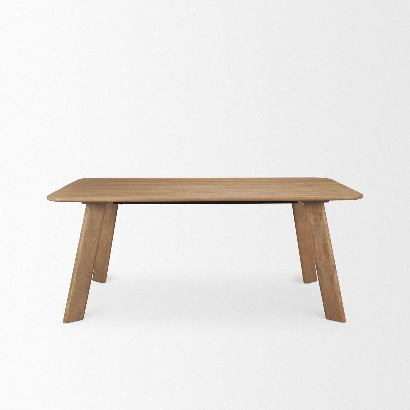 Mercana Welborn  Wood Rectangular Dining Table