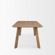 Mercana Welborn  Wood Rectangular Dining Table