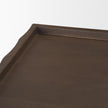 Mercana Swanson Dark Brown Wooden Scalloped Sideboard