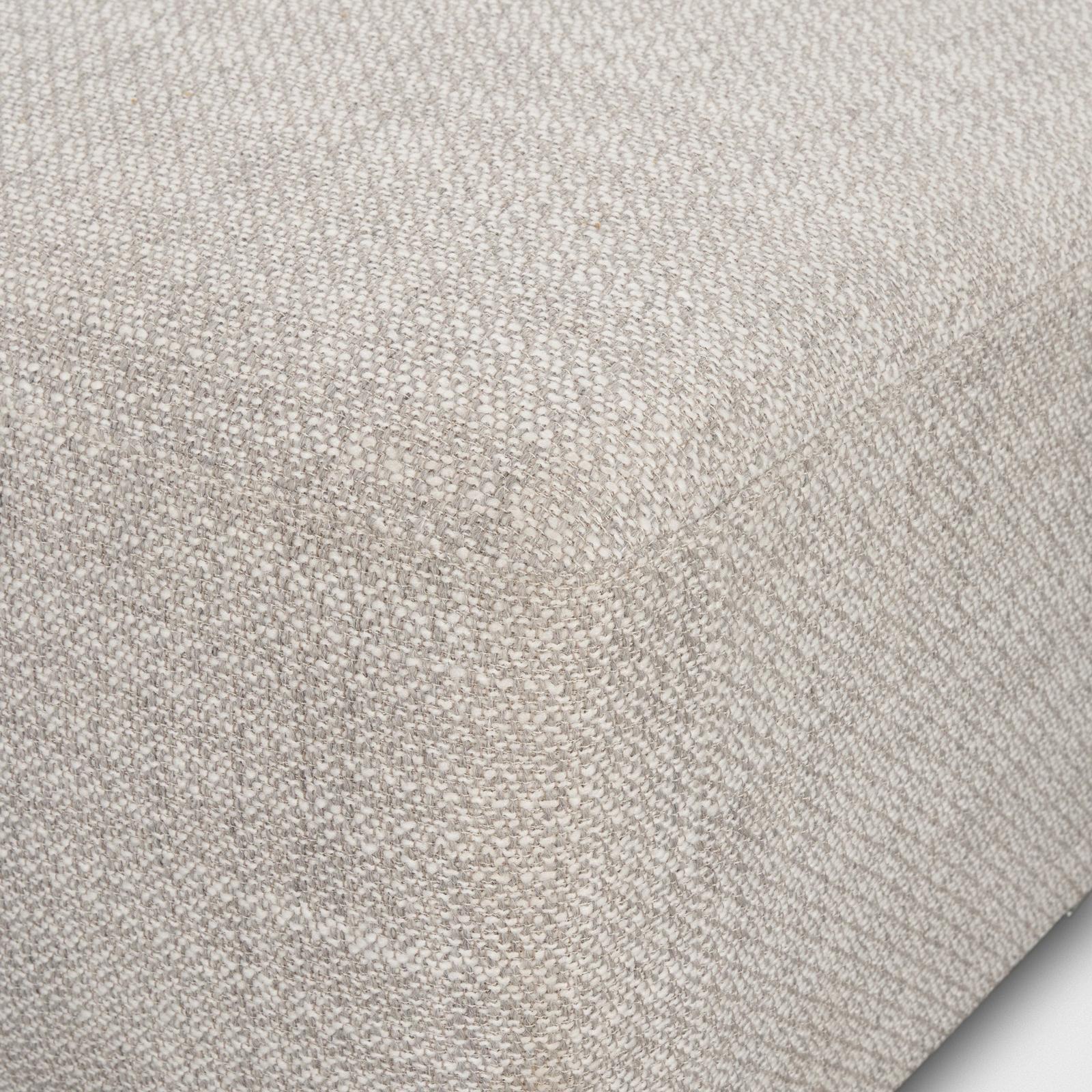 Mercana Warner Left Arm 3 Seater Gray Performance Fabric w/ Ash Wood Sofa