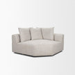 Mercana Warner Gray Performance Fabric Corner Piece