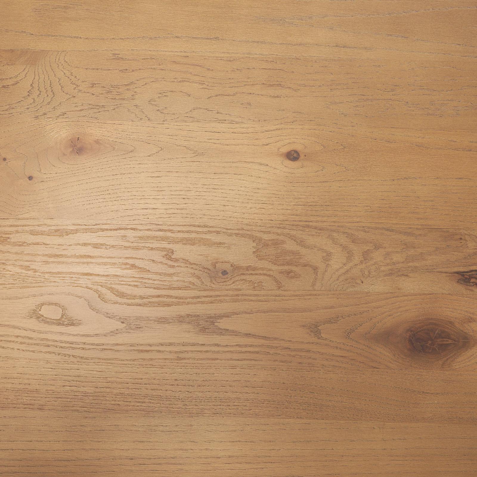 Mercana Suvan Light Brown Rectangular Oak Wood Dining Table