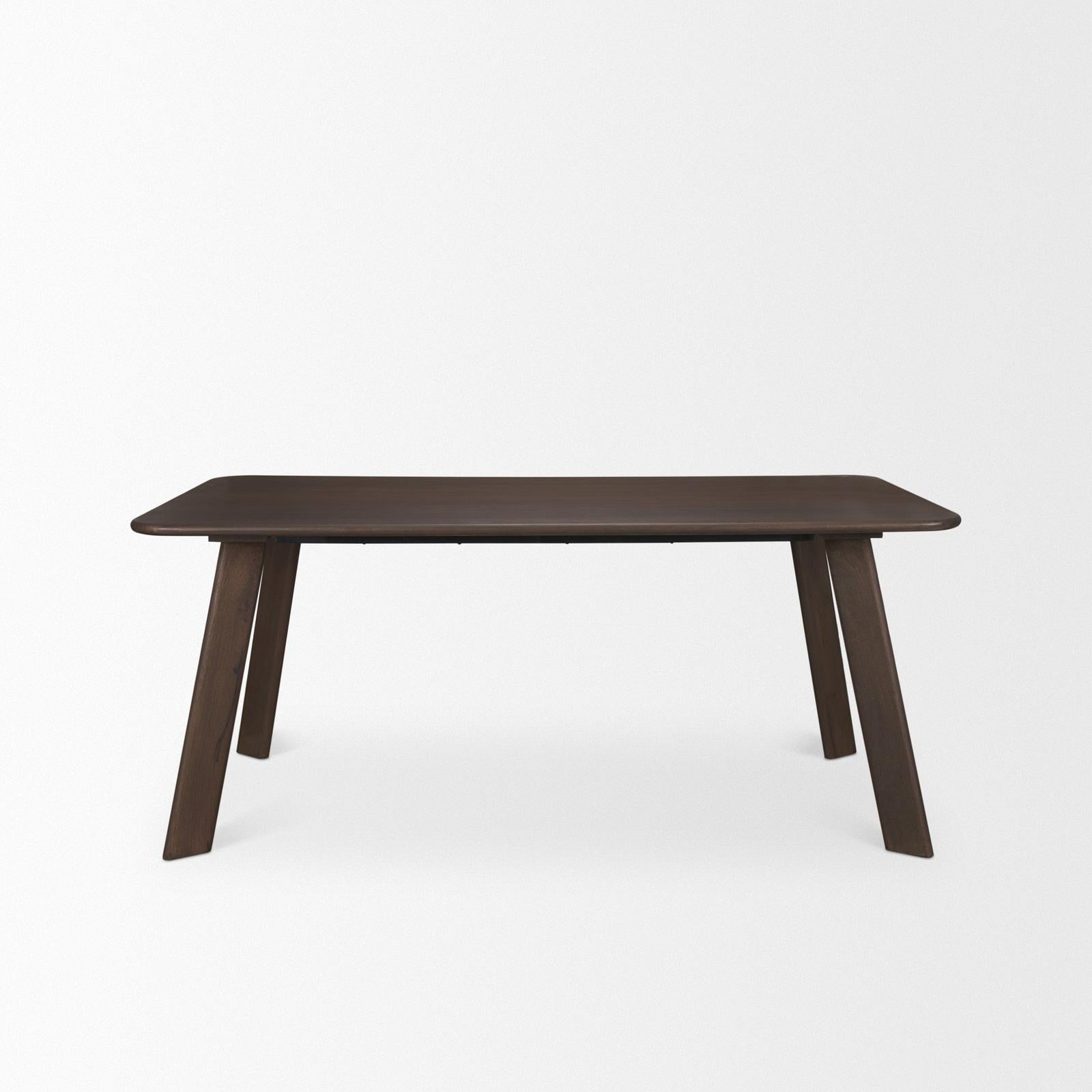 Mercana Welborn  Wood Rectangular Dining Table