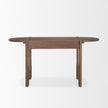 Mercana Sohan Dark Brown Elm Wood Oblong Desk