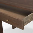 Mercana Sohan Dark Brown Elm Wood Oblong Desk